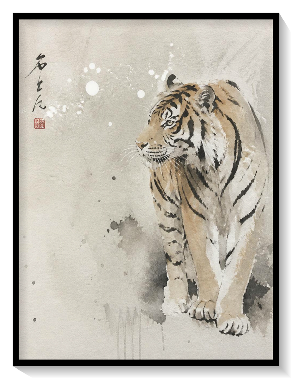 Tiger in the Snow