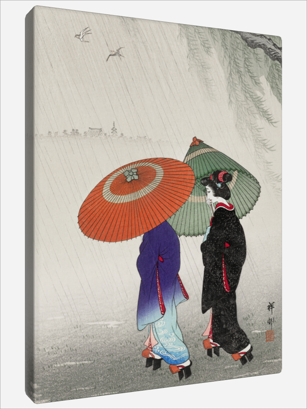 "Two Women in the Rain"