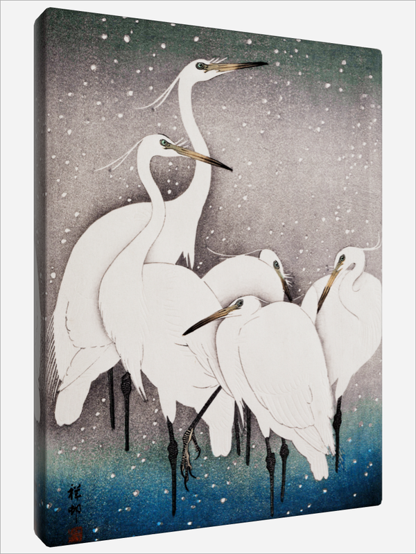 "Group of Egrets"