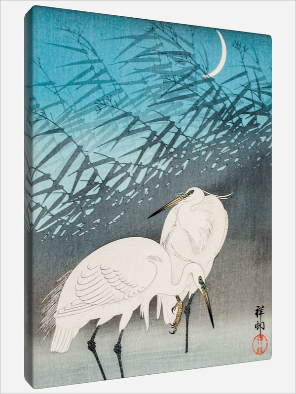 "Egrets and Reeds"