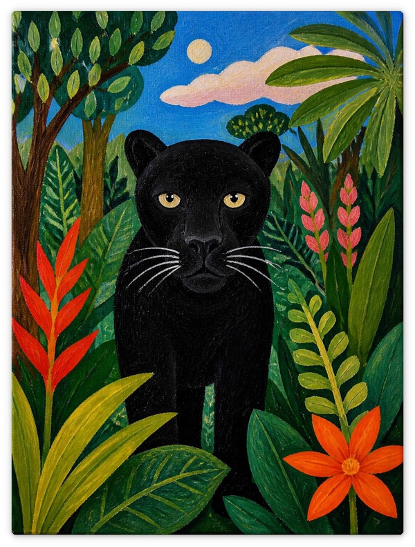 Panther im Dschungel