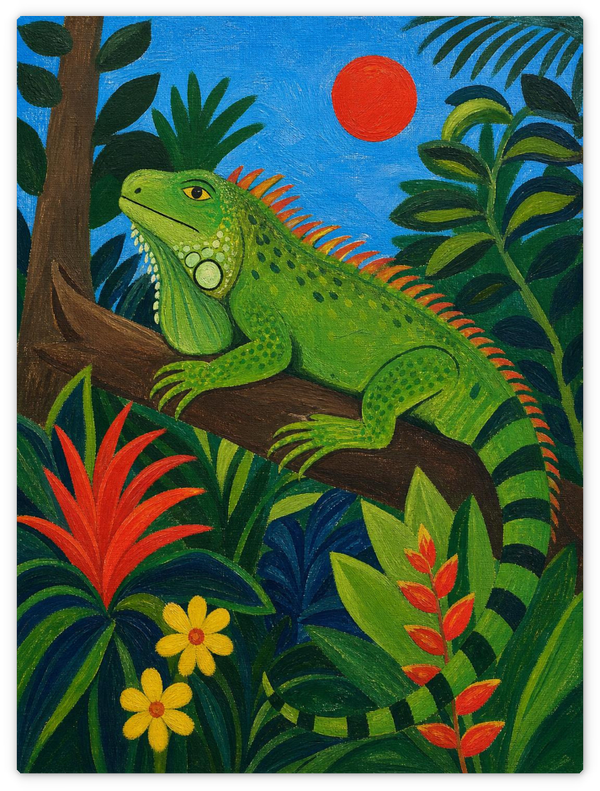 Exotisches Farbspiel