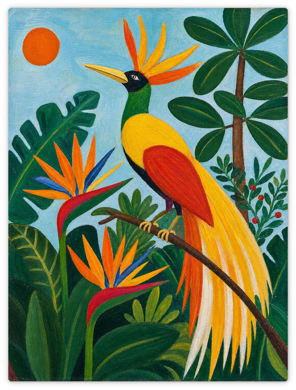 Vogel im Paradies