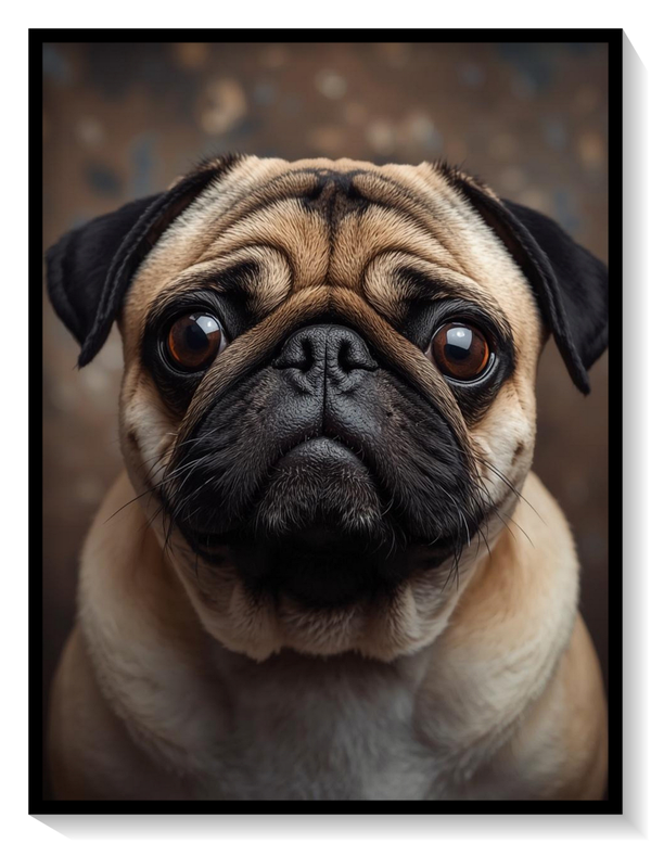 Portrait of a Pug