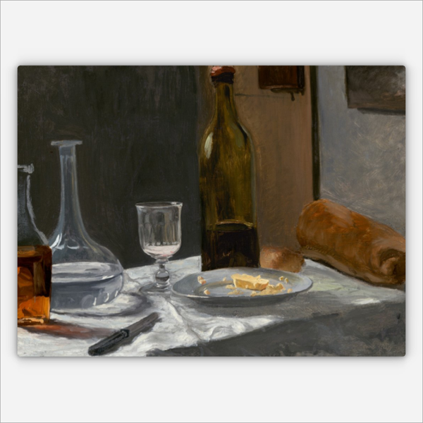 Stillleben mit Flasche