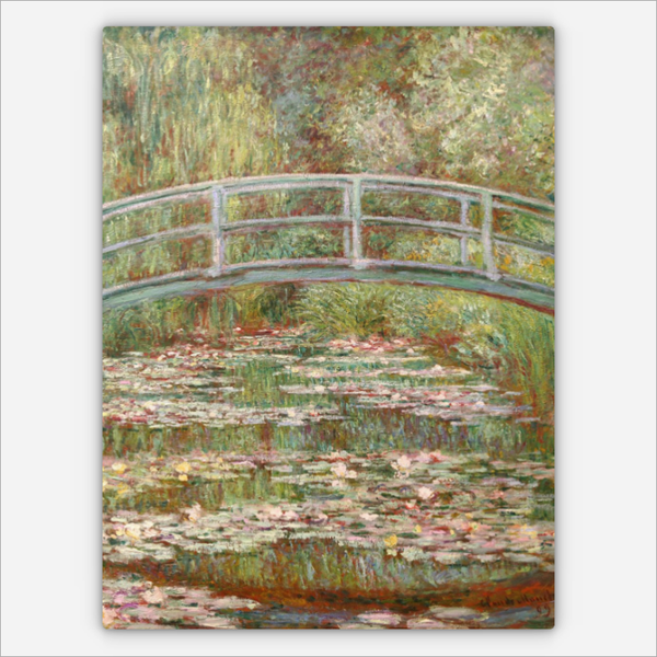 Brücke über einem Teich