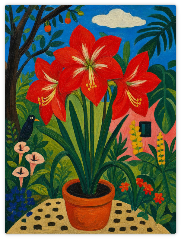 Rote Amaryllis