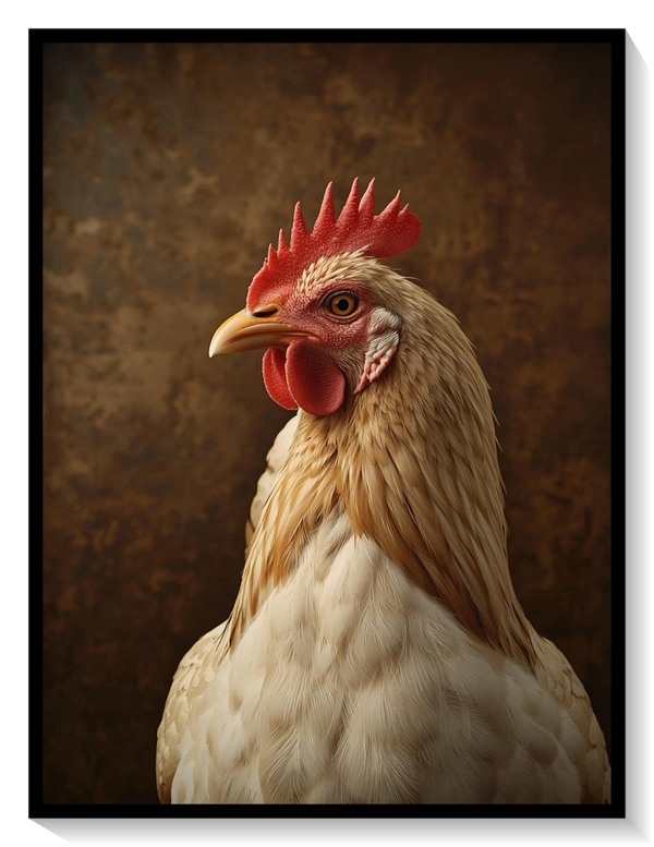 Portrait of a Rooster