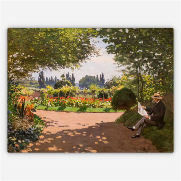 Adolphe Monet im Garten