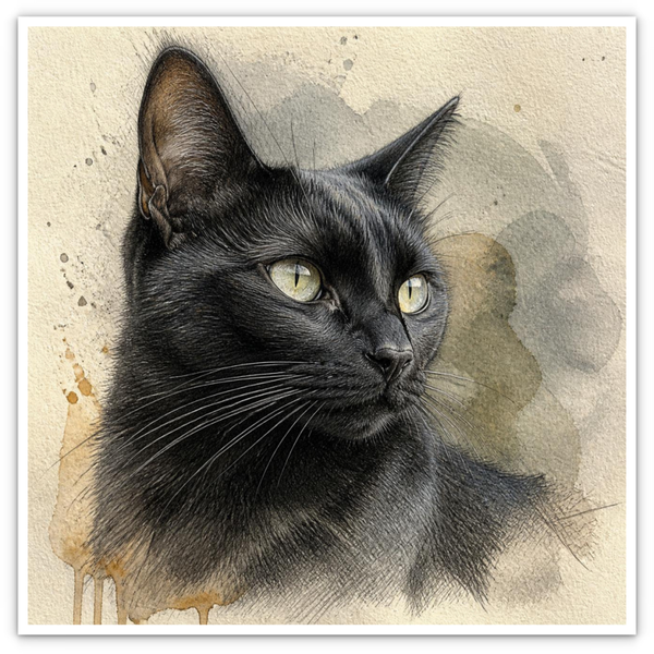 Schwarze Katze