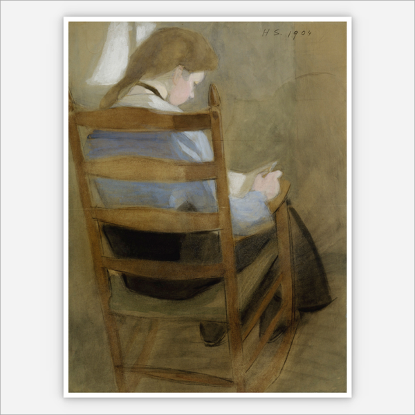 Girl Reading by H.Schjerfbeck