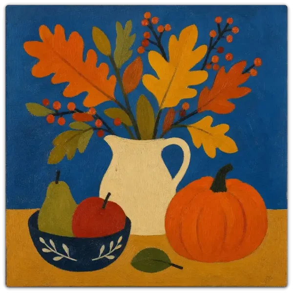 Leinwand Kunstdruck | Herbst Stillleben