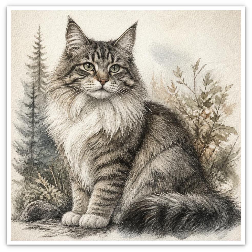 Norwegische Waldkatze