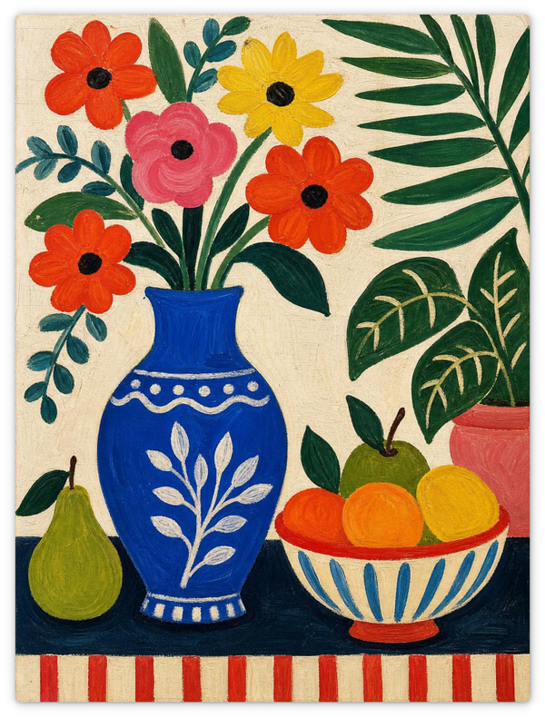 Die kobaltblaue Vase