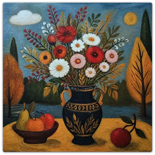 Leinwand Kunstdruck | Herbst Stillleben