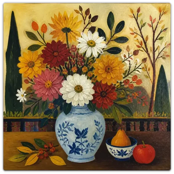 Leinwand Kunstdruck | Herbst Stillleben