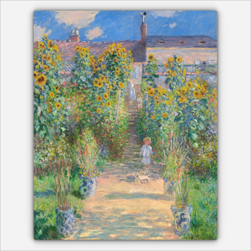 Garten in Vetheuil