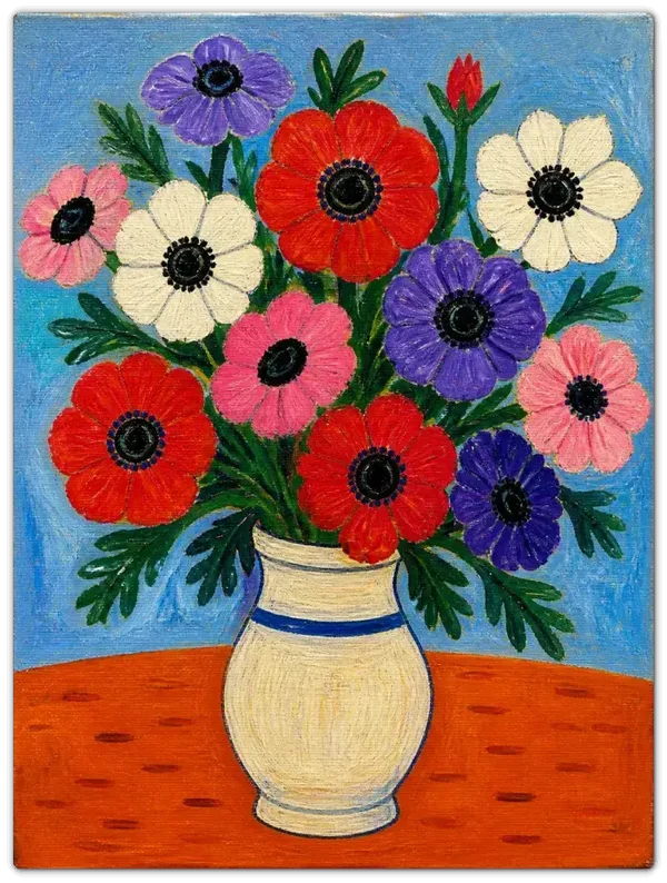 Leinwand Kunstdruck | Blumen Sommer Stillleben