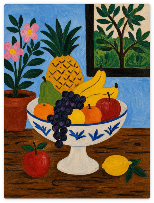 Ananas und Bananen