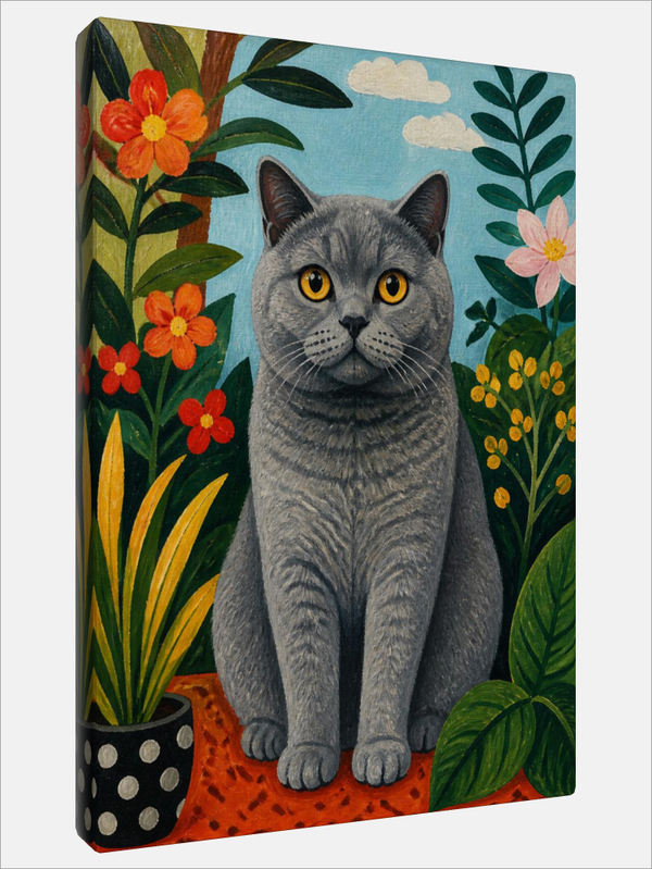 Stilleben mit Katze