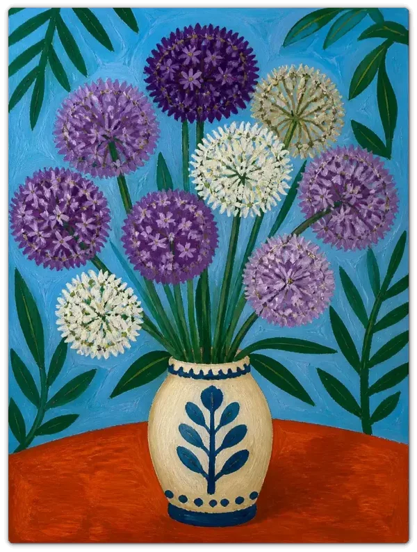 Leinwand Kunstdruck | Blumen Sommer Stillleben