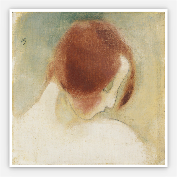 Red Hair by H.Schjerfbeck