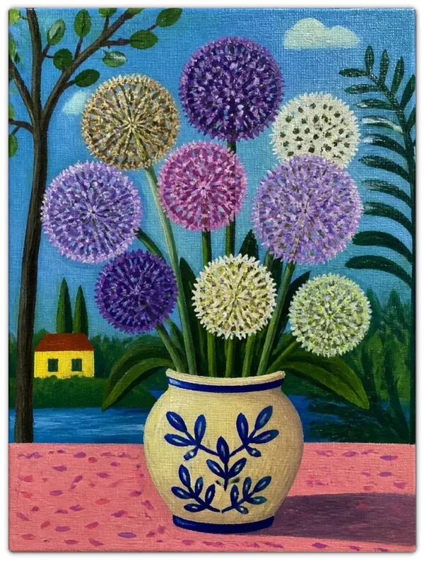 Leinwand Kunstdruck | Blumen Sommer Stillleben