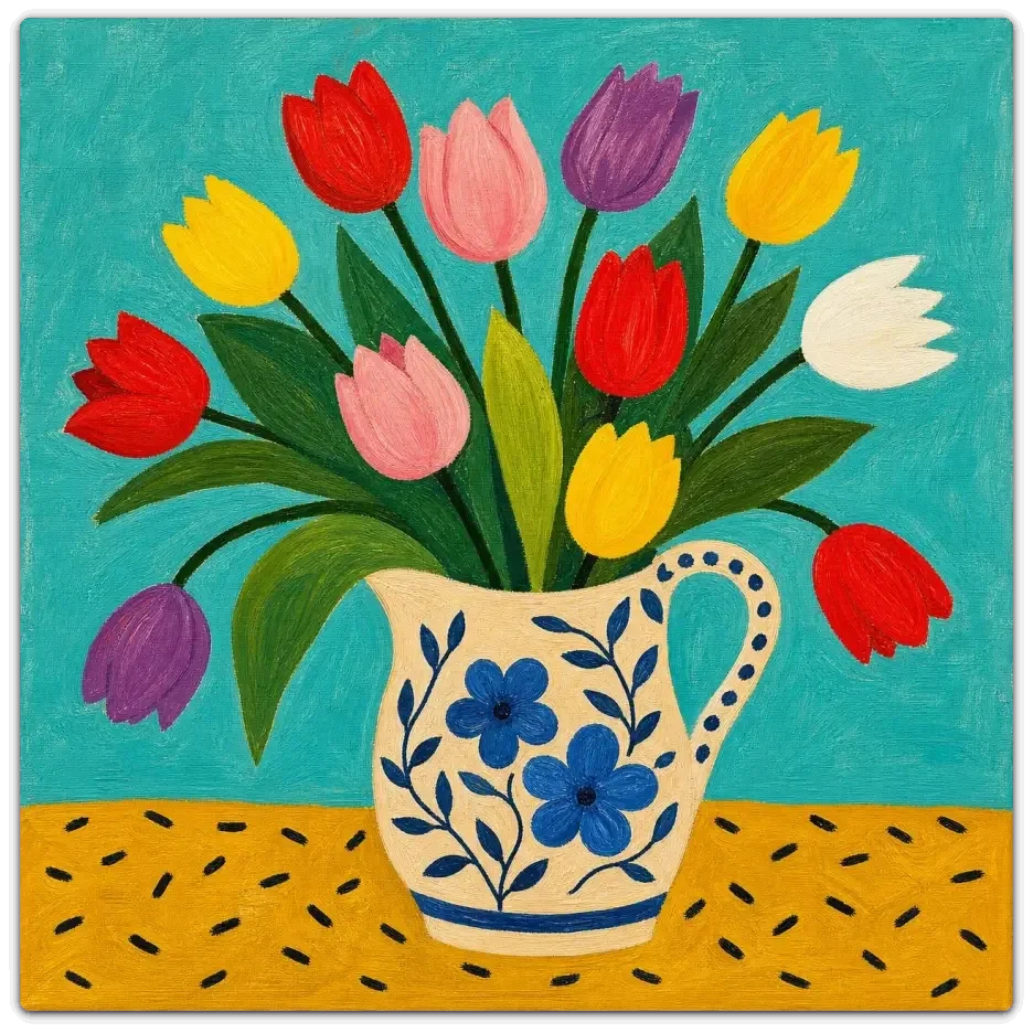 Leinwand Kunstdruck | Spring - Frühlingsgruß