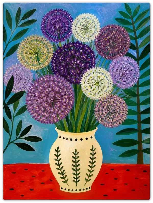 Leinwand Kunstdruck | Blumen Sommer Stillleben