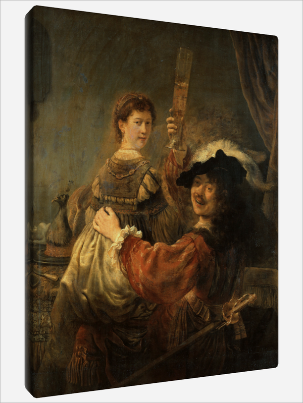 "Rembrandt and Saskia"