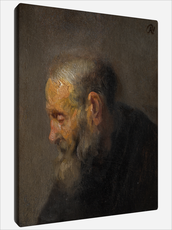 "Old Man in Profile"