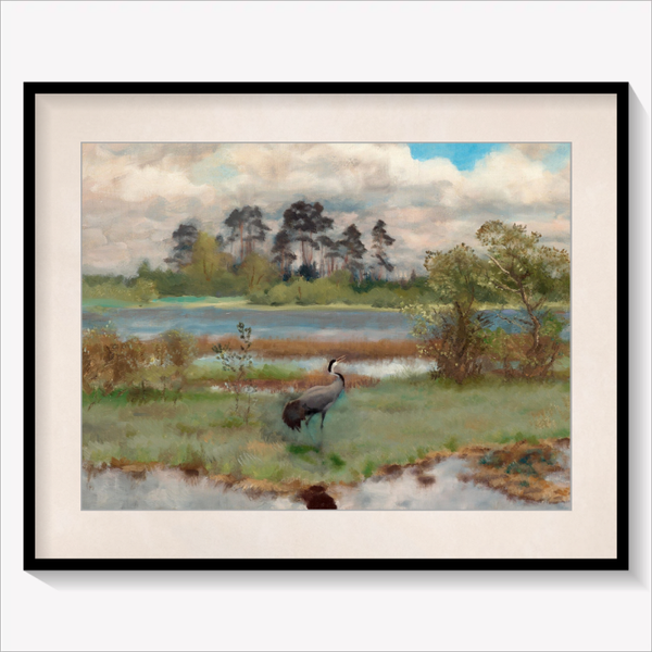 Cranes by the Water