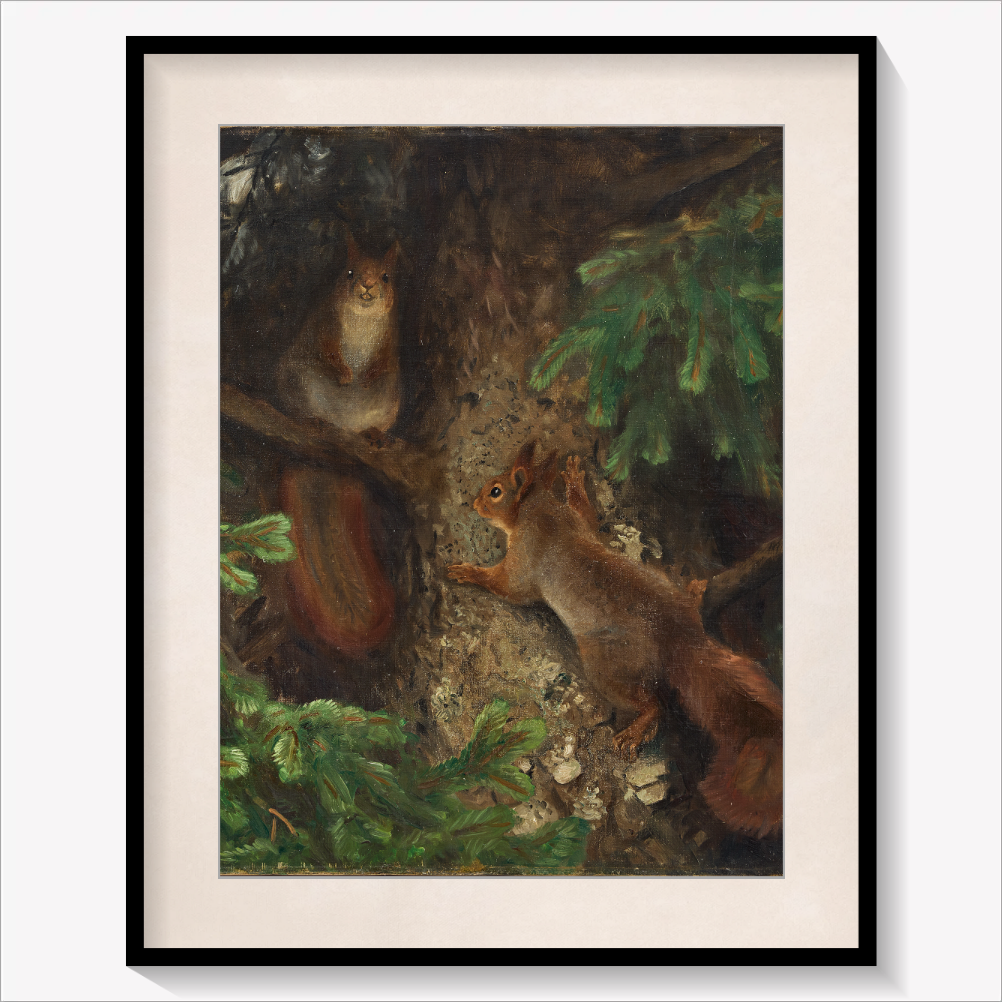 Two Squirrels 1898