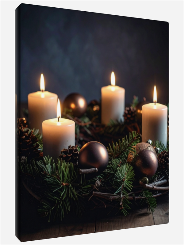 "Festive Advent Wreath"