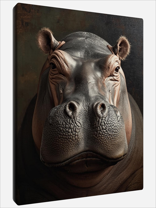 "Portrait of a Hippo"