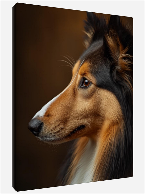 "Collie in Profile"