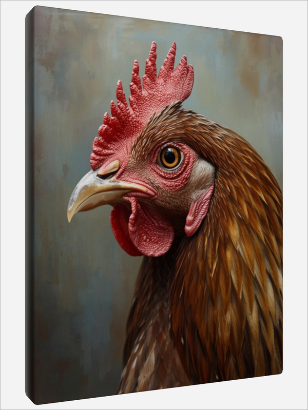 "Portrait of a Rooster"