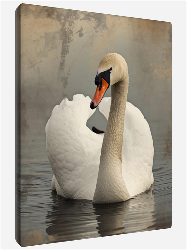 "Mute Swan Swimming"