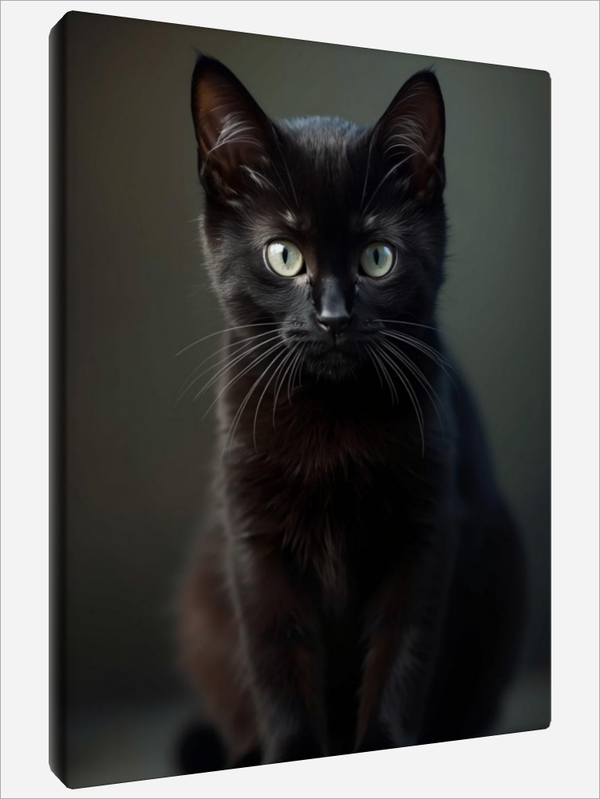 "Portrait of a Black Cat"
