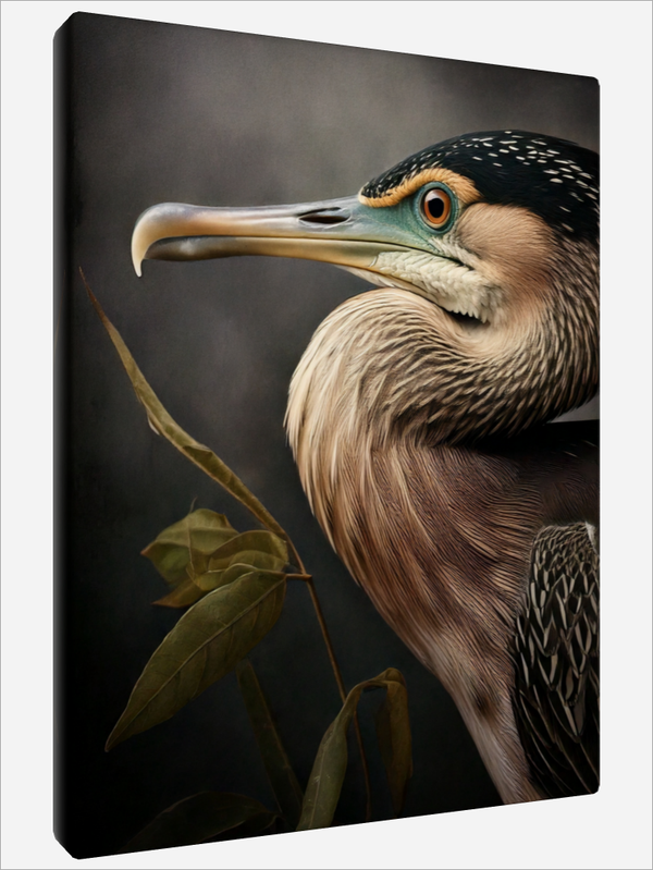 "Vintage Bird Portrait"