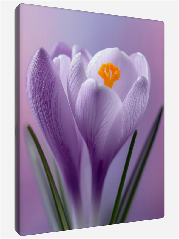 "Purple Crocus Blossoms"