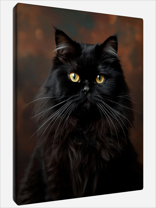"Black Persian Cat"