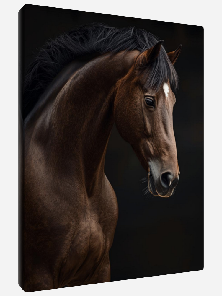 "Dark Brown Horse"