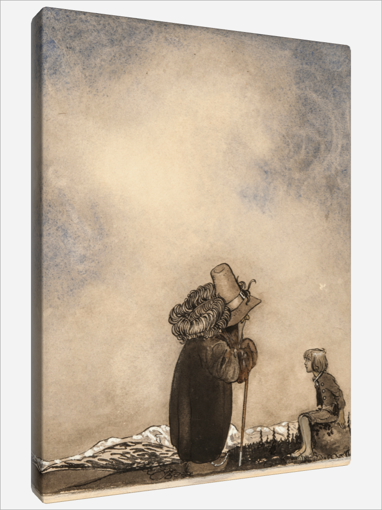 "Old Man Talking to a Boy"