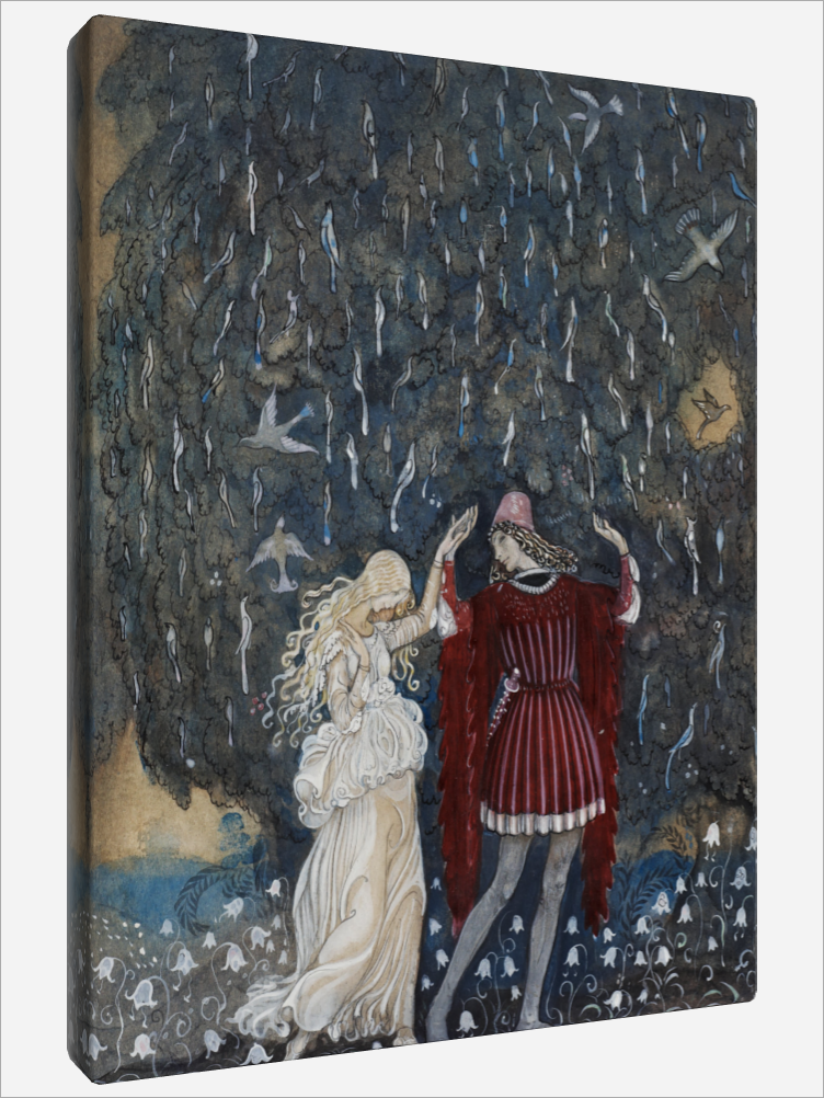 "Lena dances with the Knight"