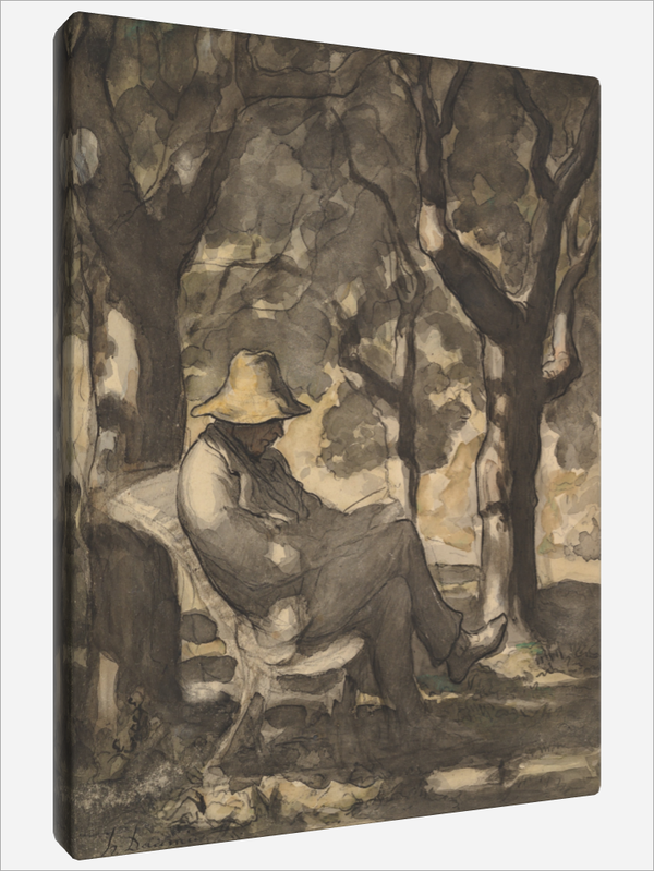 "Reading in a Garden"