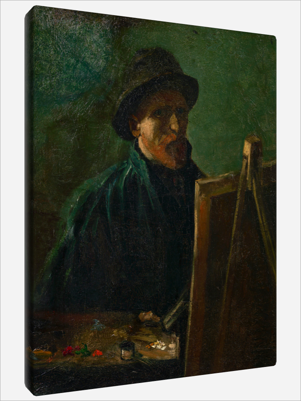 "Dark Felt Hat at the Easel"