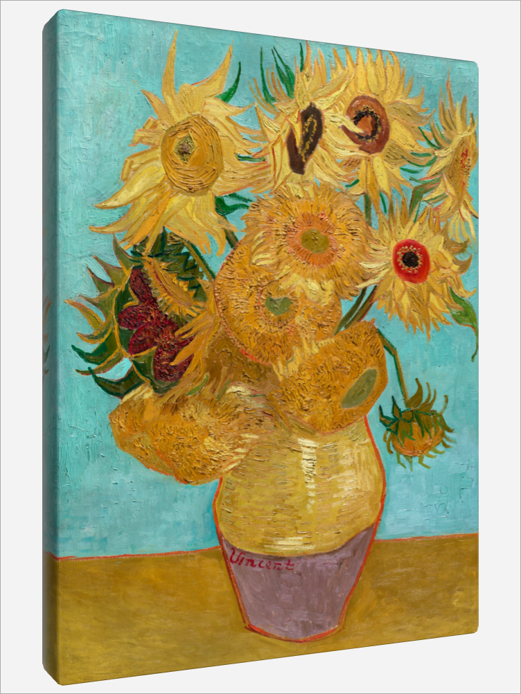 "Vase with Twelve Sunflowers"