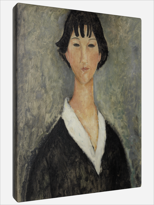 "Young Girl with Black Hair"