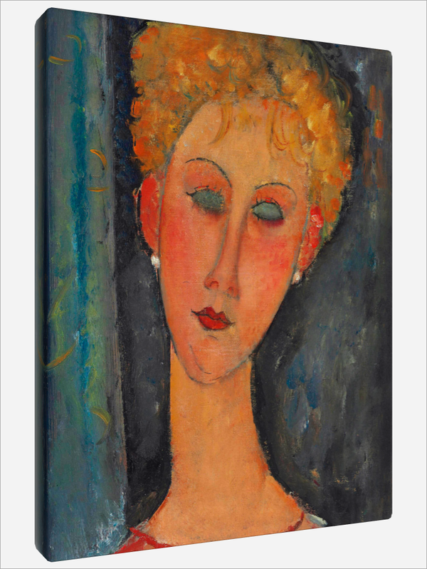"Blonde with Earrings"